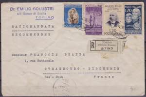 Repubblica-Storia Postale-1950-55L ... 