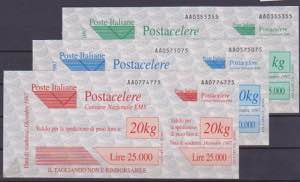 Repubblica 1997-Servizio Postacelere