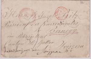 1857-NAPOLI-Lettera da Napoli, via Francia ... 