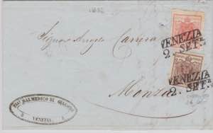 1852-30c bruno,Sassone n.16, CARTA A COSTE ... 