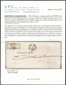1861-Province Napoletane-Lotto ... 