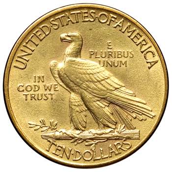 USA. 10 Dollari 1913 Indiano. AU ... 