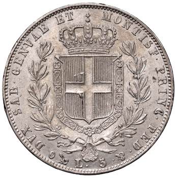 Carlo Alberto (1831-1849). 5 lire ... 