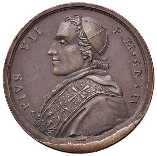 Pio VII (1800-1823). Medaglia 1803 ... 