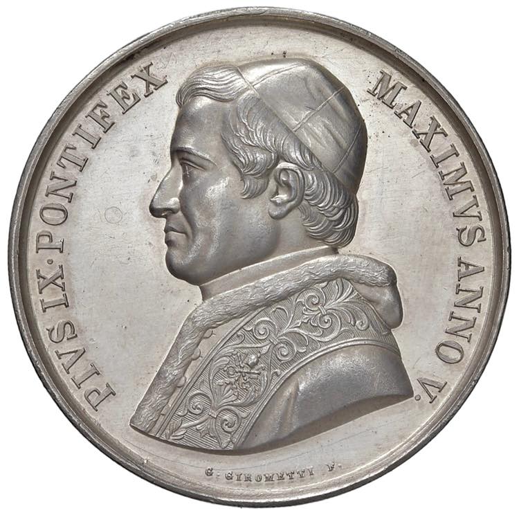 Pio IX (1846-1878). Medaglia ... 