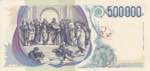 REPUBBLICA. Banca dItalia. 500000 lire ... 