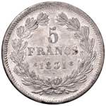 FRANCIA. Luigi Filippo (1830-1848). 5 francs ... 