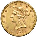 USA. 10 Dollari 1894 ... 