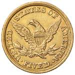USA. 5 Dollari 1847 Liberty. AU (g 8,33). ... 