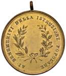 NAPOLI. Medaglia 1867 per la Scuola Dantesca ... 