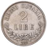 Vittorio Emanuele II (1861-1878). 2 lire ... 