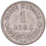 Vittorio Emanuele II (1861-1878). 1 lira ... 