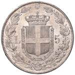 Umberto I (1878-1900). 5 lire 1879. AG. ... 