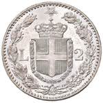 Umberto I (1878-1900). 2 lire 1884. AG. ... 
