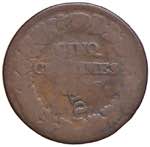 FRANCIA. Direttorio (1795-1799). 5 centimes, ... 