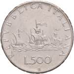 Repubblica Italiana. 500 lire 1965 ... 