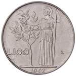 Repubblica Italiana. 100 lire 1962 Minerva. ... 