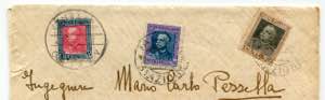 Lettera da Mestre 04 DIC 1928 per Firenze ... 