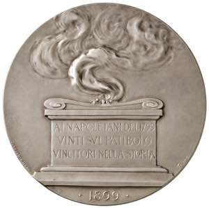 NAPOLI. Medaglia 1899. Centenario Repubblica ... 