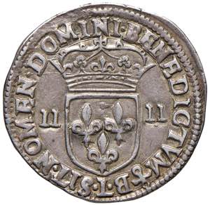 FRANCIA. Luigi XIII (1610-1643). 1/4 di Ecu ... 