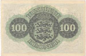 DANIMARCA. Biglietto da 100 Kroner 1959. ... 