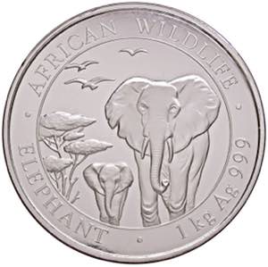SOMALIA. 2000 Shillings 2015 Elefante. AG ... 