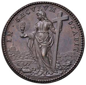 Innocenzo XI (1676-1689). Medaglia 1680 An. ... 