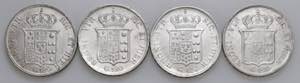 NAPOLI. Lotto di 4 monete: 120 Grana 1831, ... 