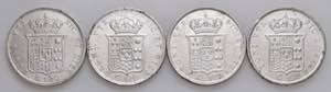 NAPOLI. Lotto di 4 monete: 120 Grana 1841, ... 