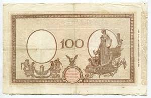 REGNO DITALIA. Banca dItalia. 100 lire ... 