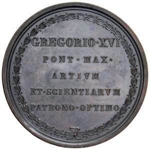 Gregorio XVI (1831-1846). Medaglia 1831 an. ... 