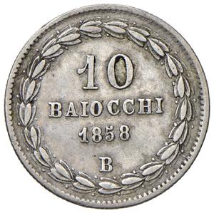 BOLOGNA. Pio IX (1846-1870). 10 Baiocchi ... 