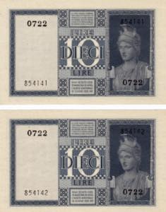 REGNO. Vittorio Emanuele III. 10 lire IMPERO ... 