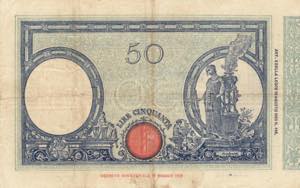 REGNO. Vittorio Emanuele III. 50 lire ... 