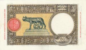 REGNO. Vittorio Emanuele III. 50 lire ... 