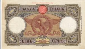 REGNO. Vittorio Emanuele III. 100 lire ROMA ... 