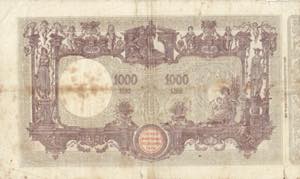 REGNO. Vittorio Emanuele III. 1000 lire ... 