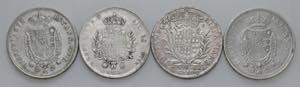 NAPOLI. Lotto di 4 monete: 100 Grana 1785, ... 