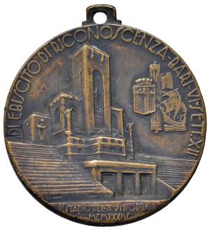 BARI. 1934 - Medaglia Plebiscito di ... 