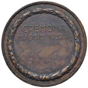 CREMONA. X-1932 - Medaglia Accademia ... 