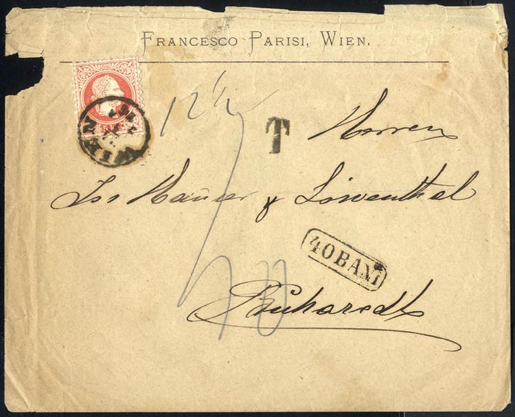1876, Brief von Wien im April nach ... 