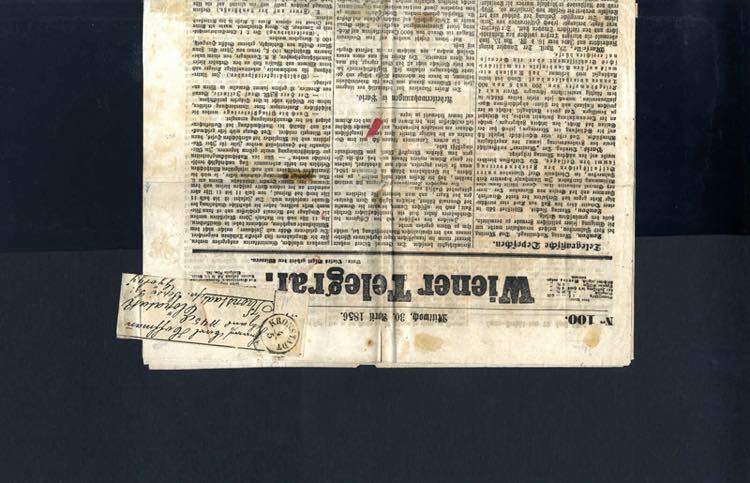 1856, komplette Zeitung Wiener ... 