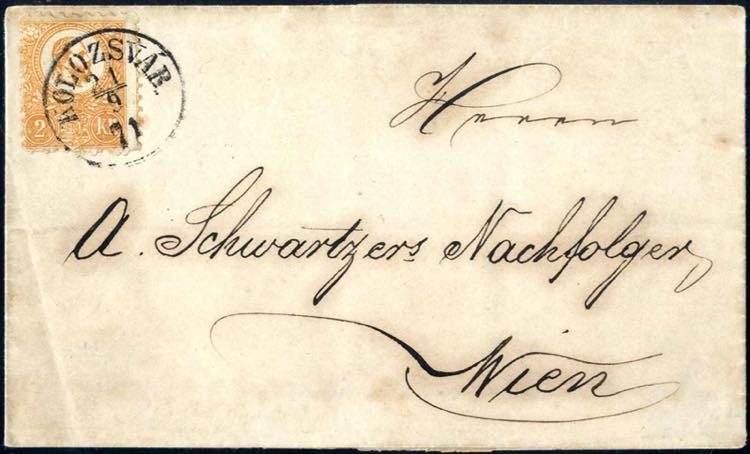 1871, Brief von Kolozsvar vom ... 