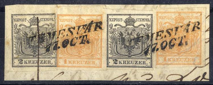 Temesvar 1850, Briefstück von ... 