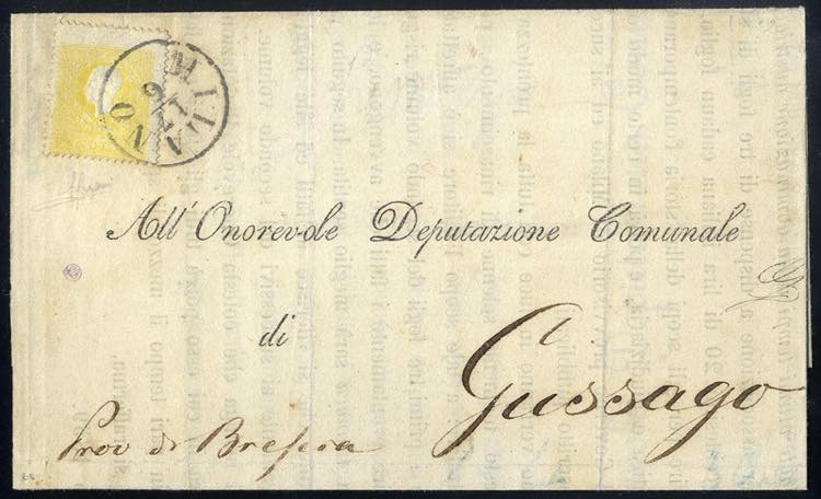 1859, circolare da Milano il 17.6 ... 