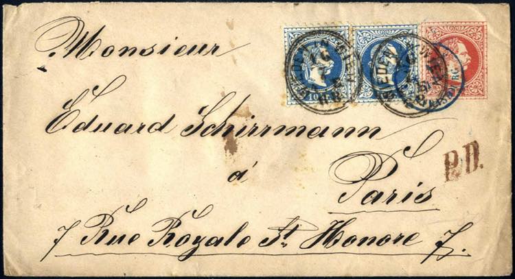 1868, Brief von Wieden in Wien am ... 