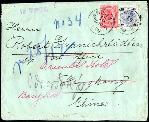1904, Brief von Wien am 28.10. ... 