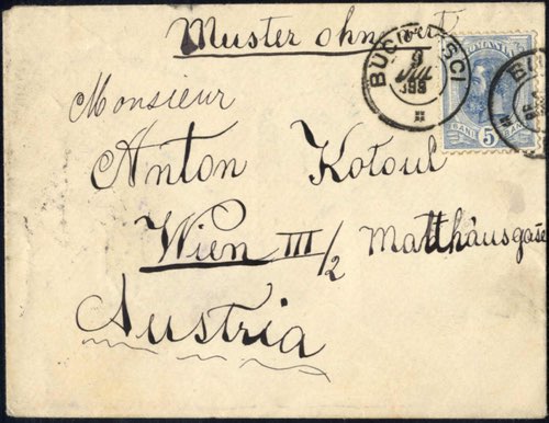 1899, Brief vom 9.7.1899 von ... 