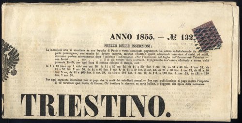 1855, giornale Osservatore ... 