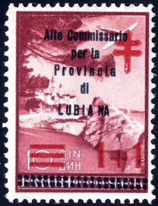 1941, Croce Rossa posta aerea 10 ... 